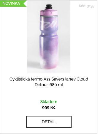 Cyklistická termo Ass Savers lahev Cloud Detour, 680 ml